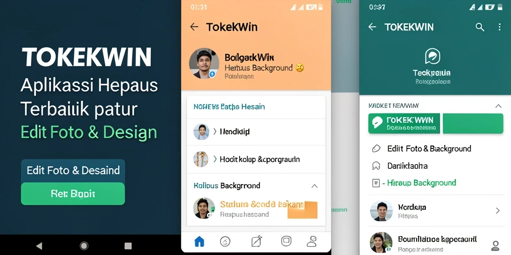 Antarmuka tokekwin saat menghapus latar belakang gambar.
