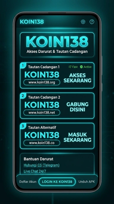 Link Alternatif Koin138 Terbaru untuk Pengguna Android